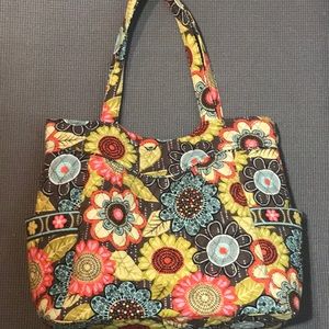 Vera Bradley Tote - retired pattern flower shower